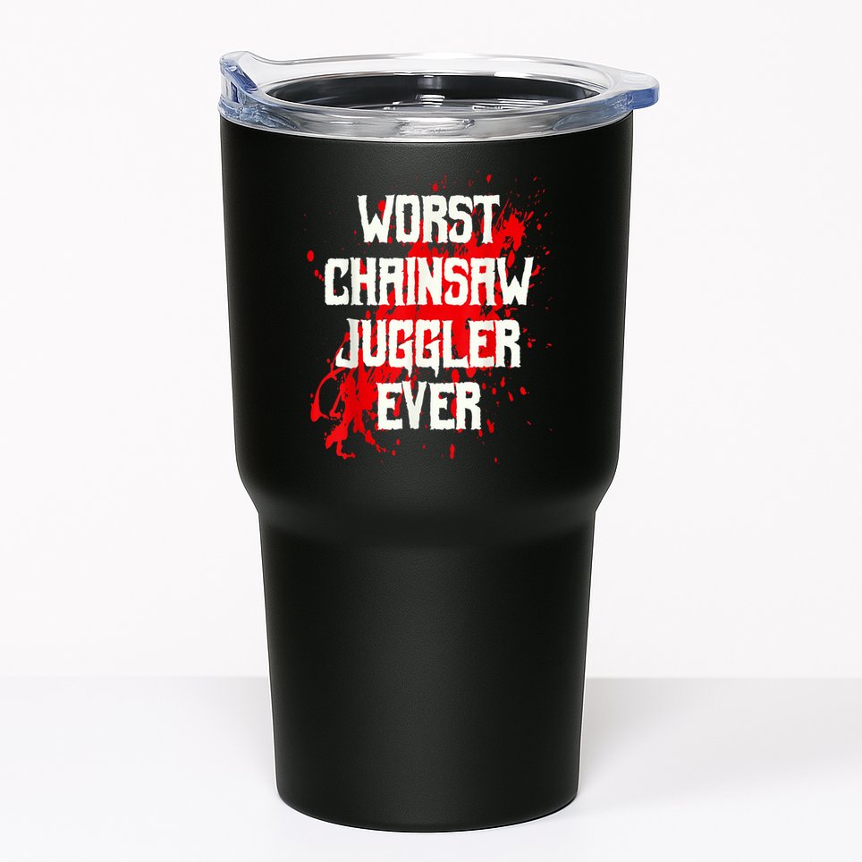 Funny Ampu Hand Arm Amputation Worst Chainsaw Juggler Tumbler