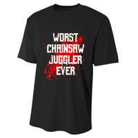 Funny Ampu Hand Arm Amputation Worst Chainsaw Juggler Performance Sprint T-Shirt