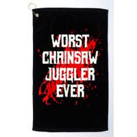 Funny Ampu Hand Arm Amputation Worst Chainsaw Juggler Golf Towel