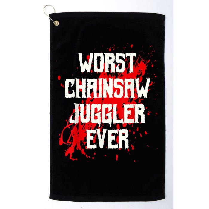 Funny Ampu Hand Arm Amputation Worst Chainsaw Juggler Golf Towel