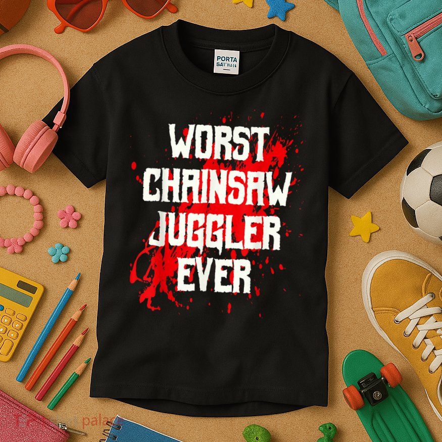 Funny Ampu Hand Arm Amputation Worst Chainsaw Juggler Kids T-Shirt