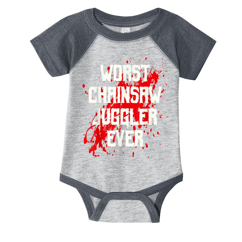 Funny Ampu Hand Arm Amputation Worst Chainsaw Juggler Infant Baby Jersey Bodysuit