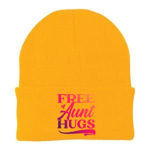 Free Aunt Hugs Auntie Best Aunt Ever Aunt To Be Funny Gift Knit Cap Winter Beanie