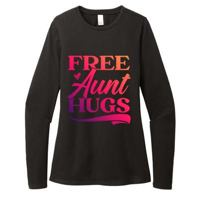 Free Aunt Hugs Auntie Best Aunt Ever Aunt To Be Funny Gift Womens CVC Long Sleeve Shirt