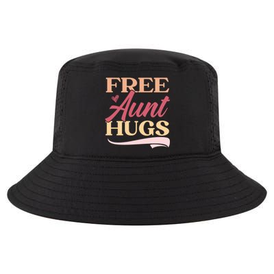 Free Aunt Hugs Auntie Best Aunt Ever Aunt To Be Gift Cool Comfort Performance Bucket Hat