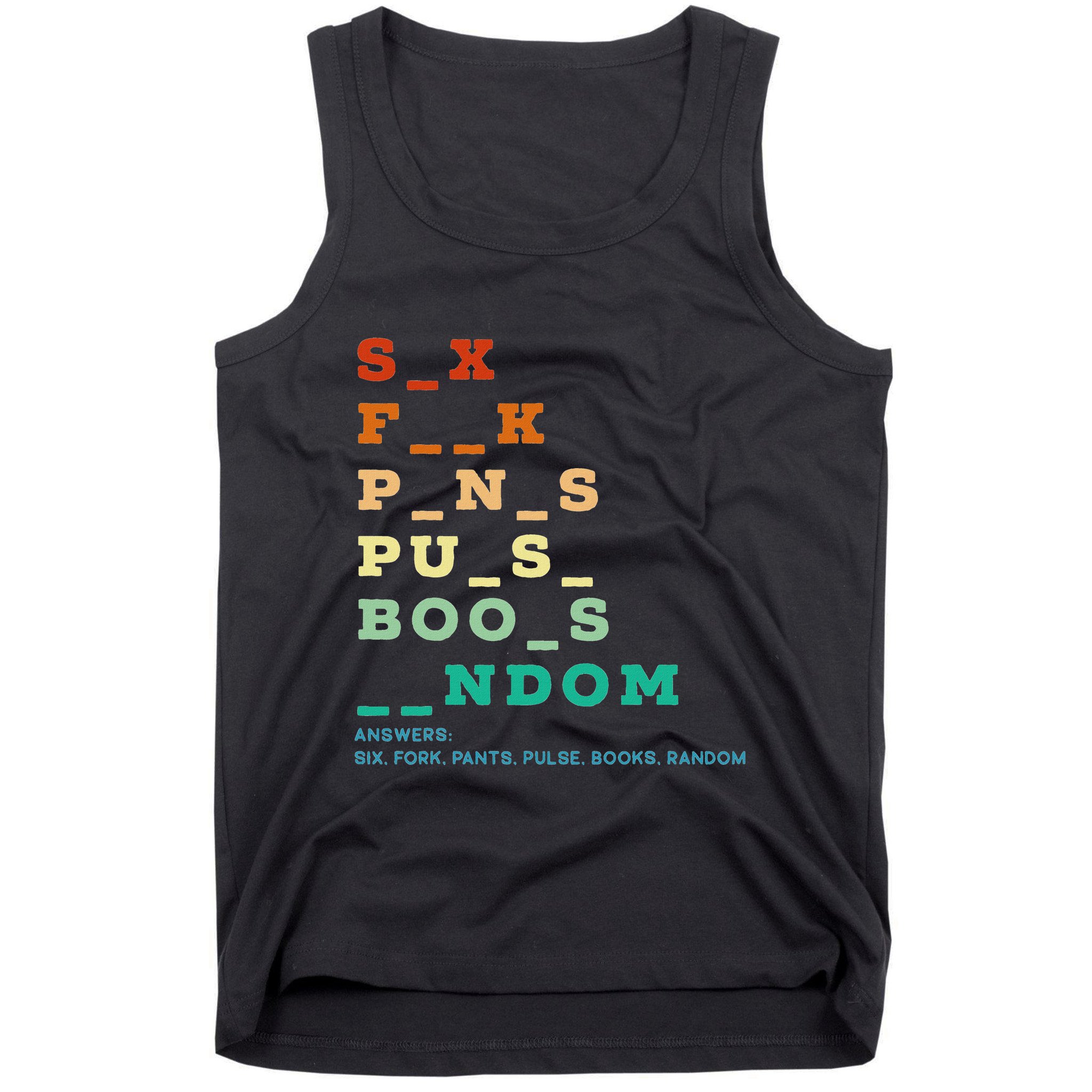 Funny Adult Humor Vulgar Dirty Jokes Sarcastic Tank Top