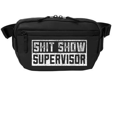 Funny Adult Humor Shit Show Supervisor Mom Crossbody Pack