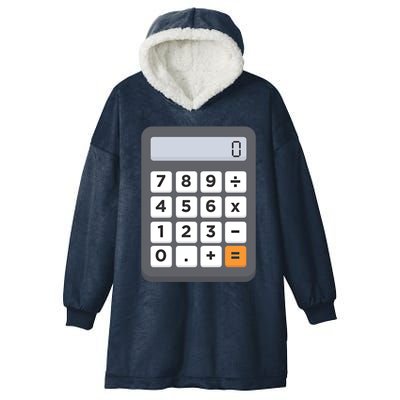 Funny Accountant Halloween Costume Outfit Math Calculator Gift Hooded Wearable Blanket