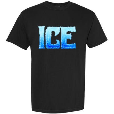 Fire And Ice Funny DIY Group Couples Halloween Costume Ice Garment-Dyed Heavyweight T-Shirt