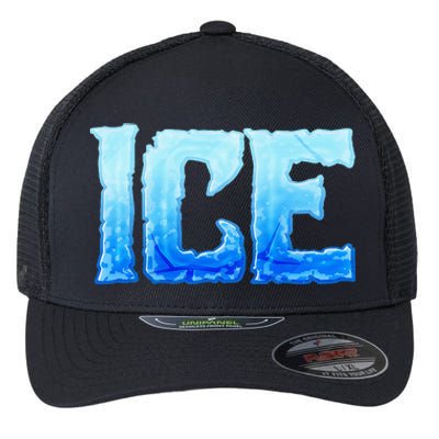 Fire And Ice Funny DIY Group Couples Halloween Costume Ice Flexfit Unipanel Trucker Cap