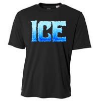 Fire And Ice Funny DIY Group Couples Halloween Costume Ice Cooling Performance Crew T-Shirt