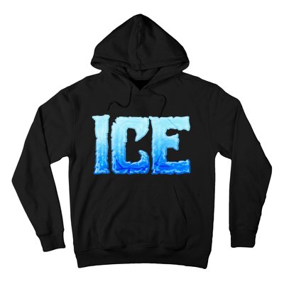 Fire And Ice Funny DIY Group Couples Halloween Costume Ice Hoodie