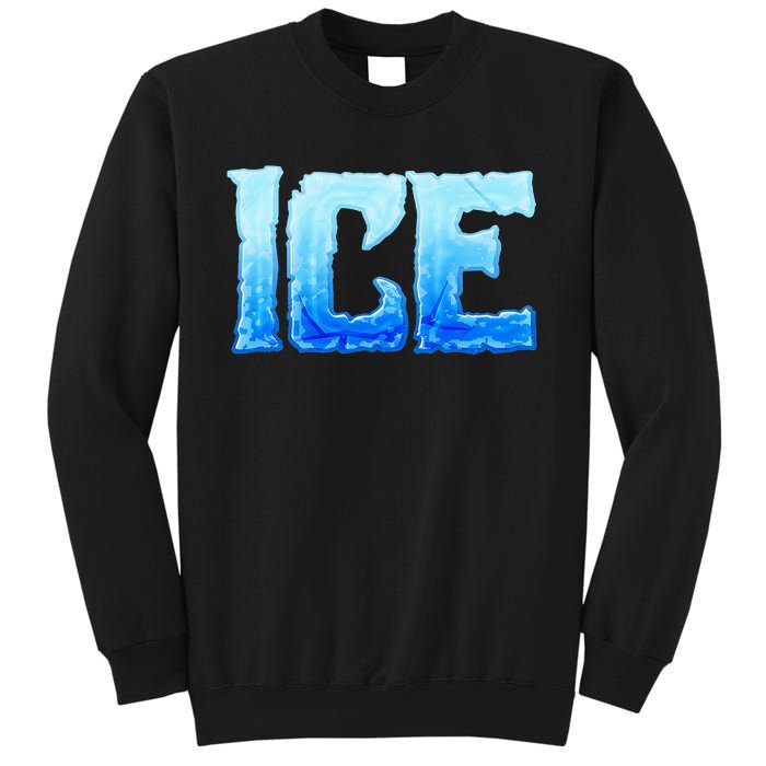 Fire And Ice Funny DIY Group Couples Halloween Costume Ice Sweatshirt