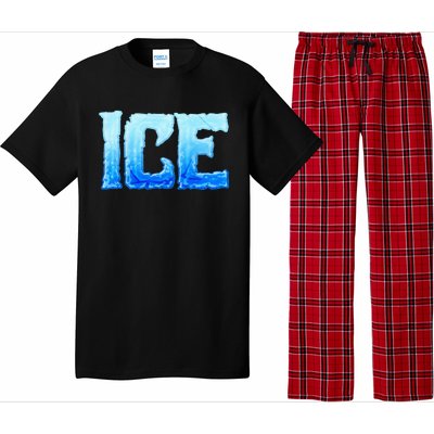 Fire And Ice Funny DIY Group Couples Halloween Costume Ice Pajama Set