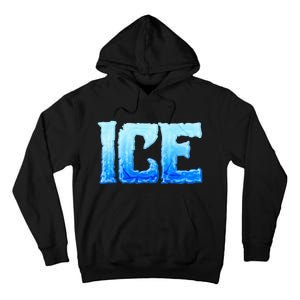 Fire And Ice Funny DIY Group Couples Halloween Costume Ice Tall Hoodie