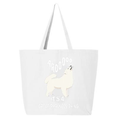 funny arooo it's a be Great Pyrenees thing  25L Jumbo Tote