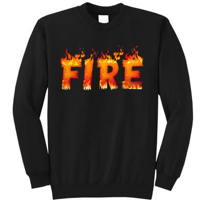 Fire And Ice Last Minute Halloween Matching Couple Costume Sweatshirt