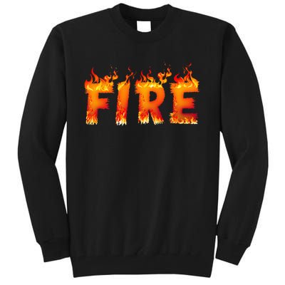 Fire And Ice Last Minute Halloween Matching Couple Costume Tall Sweatshirt