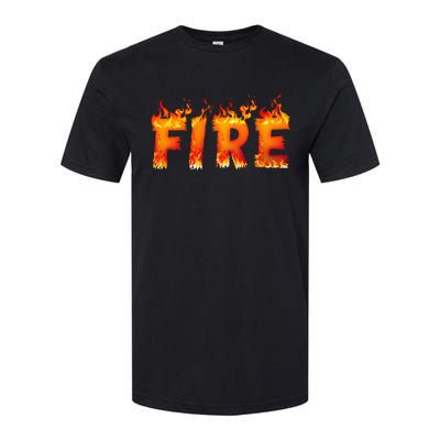 Fire And Ice Last Minute Halloween Matching Couple Costume Softstyle CVC T-Shirt