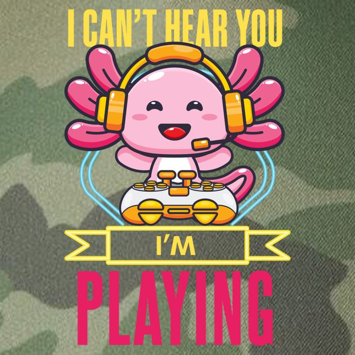 Funny Axolotl I Can Not Hear You I Am Gaming Headset Quote Gift Legacy Tie Dye Trucker Hat