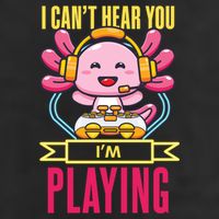 Funny Axolotl I Can Not Hear You I Am Gaming Headset Quote Gift Adult Drive Performance Visor