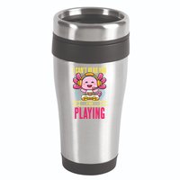 Funny Axolotl I Can Not Hear You I Am Gaming Headset Quote Gift 16oz Travel Tumbler