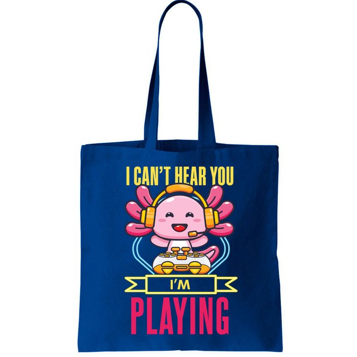 Funny Axolotl I Can Not Hear You I Am Gaming Headset Quote Gift Bag
