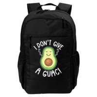 Funny Avocado I Dont Give A Guac Vegan Daily Commute Backpack