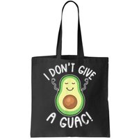 Funny Avocado I Dont Give A Guac Vegan Tote Bag