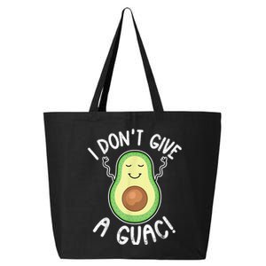 Funny Avocado I Dont Give A Guac Vegan 25L Jumbo Tote