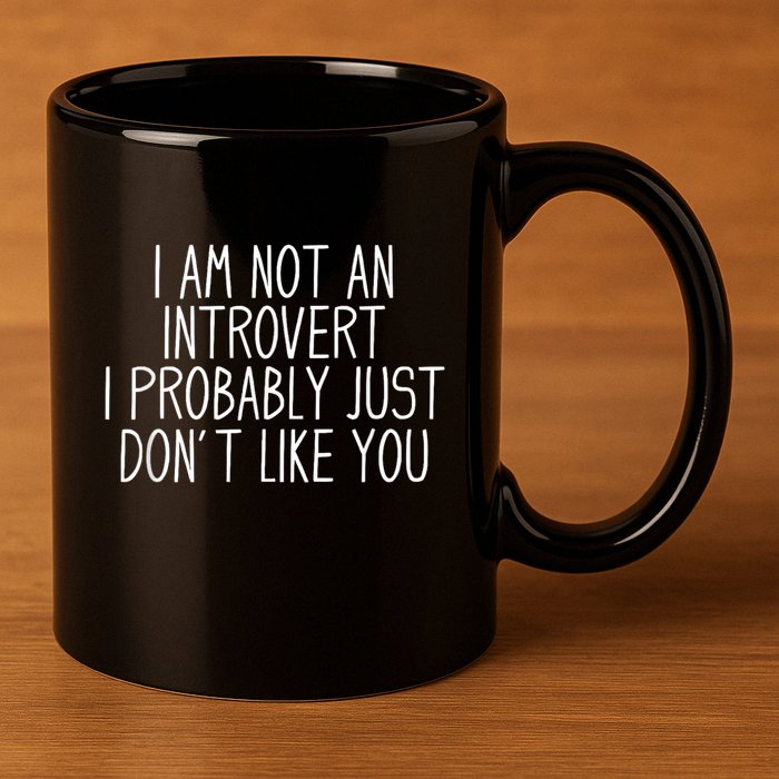 Funny Antisocial Introvert 11oz C Handle Ceramic Mug