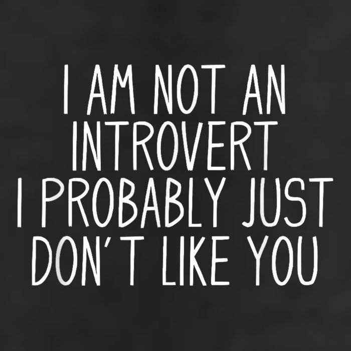 Funny Antisocial Introvert Crop Fleece Hoodie