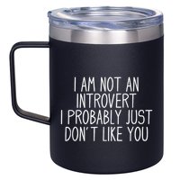 Funny Antisocial Introvert 12oz Stainless Steel Coffee Mug