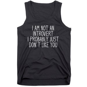 Funny Antisocial Introvert Tank Top