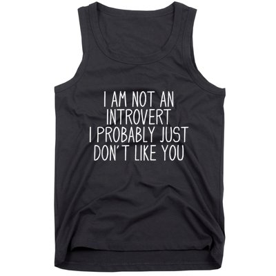 Funny Antisocial Introvert Tank Top