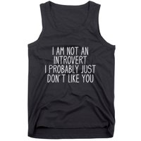 Funny Antisocial Introvert Tank Top