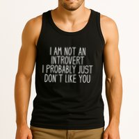 Funny Antisocial Introvert Tank Top