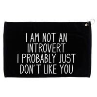 Funny Antisocial Introvert Grommeted Golf Towel
