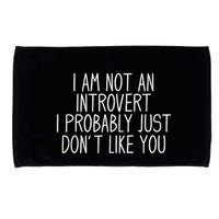 Funny Antisocial Introvert Microfiber Hand Towel
