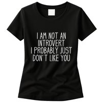 Funny Antisocial Introvert Womens T-Shirt