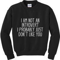 Funny Antisocial Introvert Kids Sweatshirt