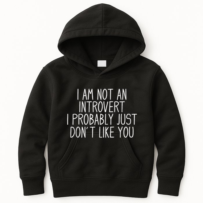 Funny Antisocial Introvert Kids Hoodie