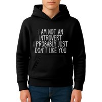 Funny Antisocial Introvert Kids Hoodie