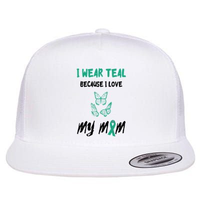 Food Allergy I Love My Mom Food Allergy Awareness Ribbon Flatbill Hat