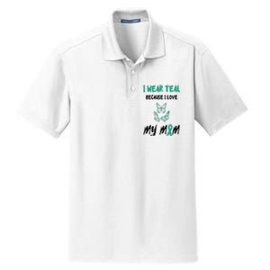 Food Allergy I Love My Mom Food Allergy Awareness Ribbon Dry Zone Grid Polo