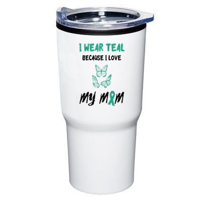 Food Allergy I Love My Mom Food Allergy Awareness Ribbon Tumbler