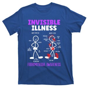 Fibromyalgia Awareness Invisible Illness Disease Survivor Cute Gift T-Shirt