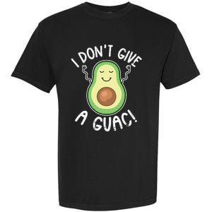 Funny Avocado I Don't Give A Guac Vegan Garment-Dyed Heavyweight T-Shirt