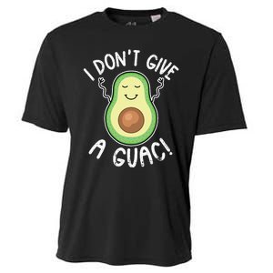 Funny Avocado I Don't Give A Guac Vegan Cooling Performance Crew T-Shirt