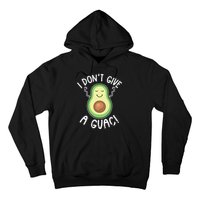 Funny Avocado I Don't Give A Guac Vegan Hoodie